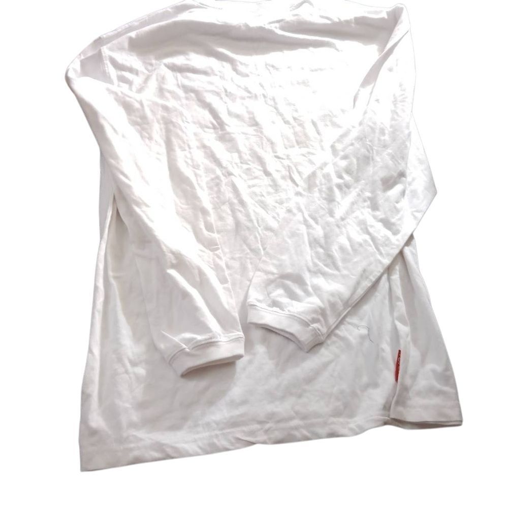 White Abstract Design Long Sleeve Shirt (16)